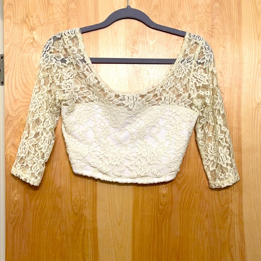 Abercrombie and Finch Crop Top Shirt - Picture 1 of 5